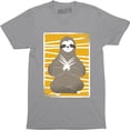 thumbnail image 1 of Yoga Sloth Gift Yoga Lovers Mindfulness Funny Fitness Men's T-Shirt, 1 of 4