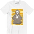 thumbnail image 1 of Yoga Sloth Gift Yoga Lovers Mindfulness Funny Fitness Men's T-Shirt, 1 of 4