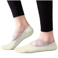 thumbnail image 1 of Yoga Socks For Women Non-Slip Grip Crisscross Strap Open Heel for Pilates Dance Socks, 1 of 6