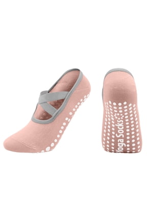 3PCS Pilates Socks with Grips for Women Yoga Socks for Women Pilates Socks Grip Socks Suitable for Plasticity Dance Home Training