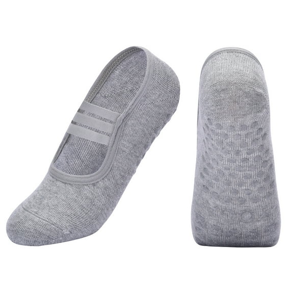 Yoga Socks for Women Non-Slip Grips & Straps, Ideal for Pilates, Pure Barre, Ballet, Dance, Barefoot Workout b