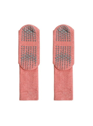 Women Non-Slip Yoga Socks with Silicone Grips Criss-Cross Straps