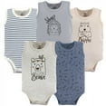 thumbnail image 1 of Yoga Sprout Baby Boy Cotton Bodysuits 5pk, Wild Woodland, 6-9 Months, 1 of 1