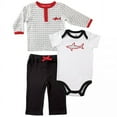 thumbnail image 1 of Yoga Sprout Baby Boy Cotton Layette Set, Shark, 0-3 Months, 1 of 1