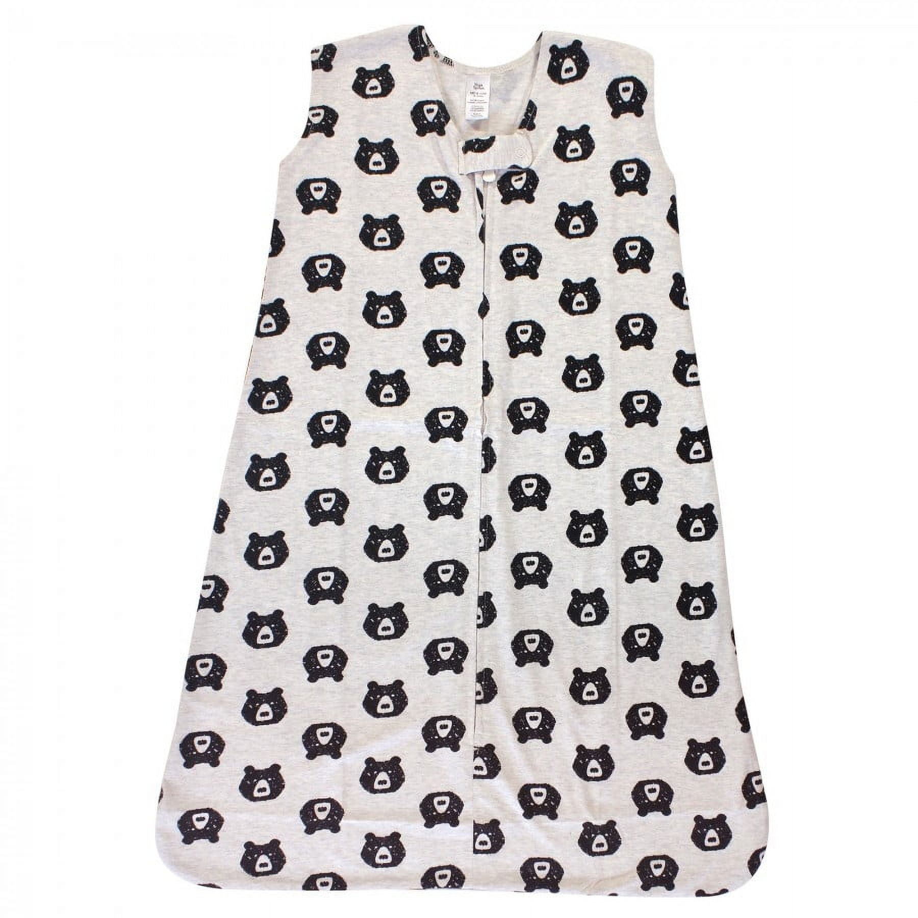 Yoga Sprout Baby Boy Sleeveless Jersey Cotton Sleeping Bag, Sack, Blanket, Bear, 6-12 Months