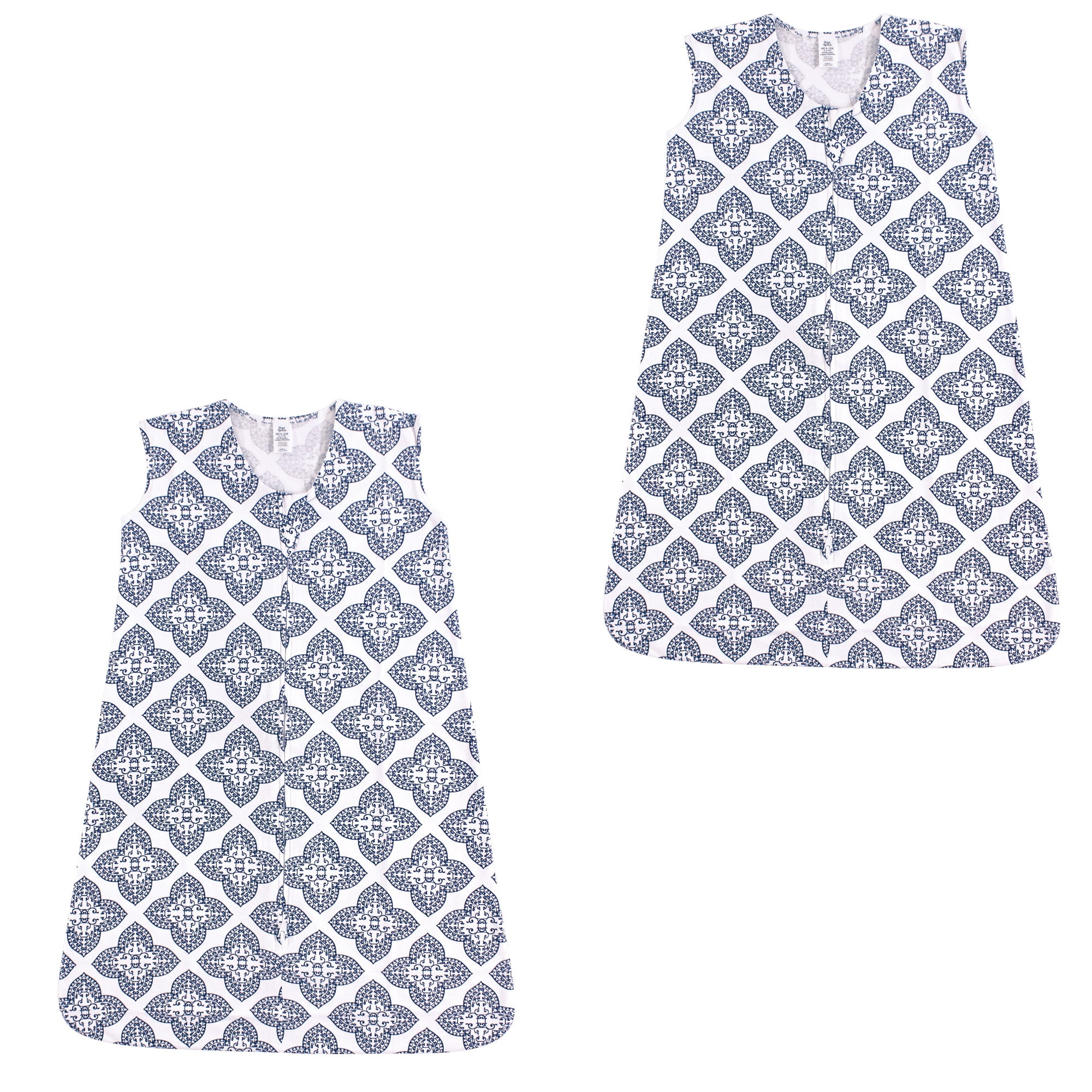 Yoga Sprout Baby Boy and Girl Jersey Cotton Sleeping Bag 2 Pack, Ornate Clover, 0-6 Months