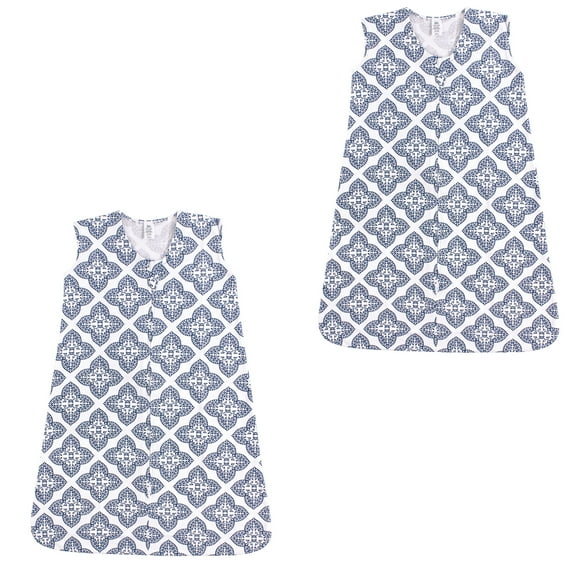 Yoga Sprout Baby Boy and Girl Jersey Cotton Sleeping Bag 2 Pack, Ornate Clover, 0-6 Months