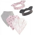 thumbnail image 1 of Yoga Sprout Baby Girl Cotton Bandana Bibs and Headbands 5pk, Lace Garden, One Size, 1 of 2