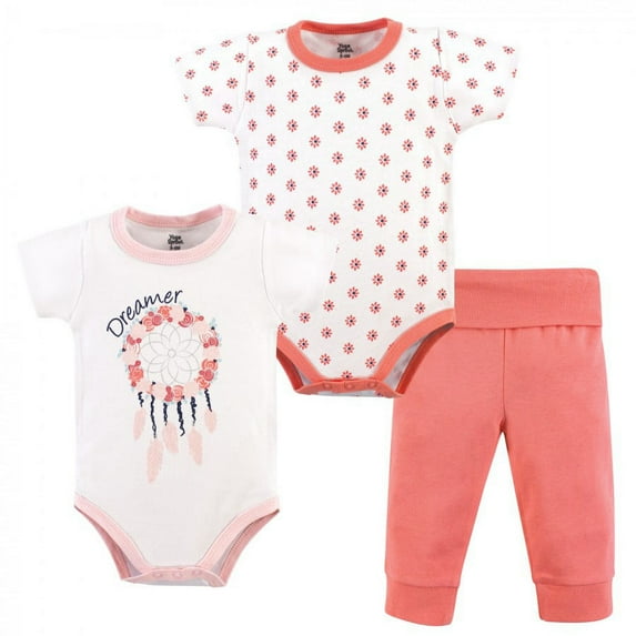 Yoga Sprout Baby Girl Cotton Layette Set, Dream Catcher, 9-12 Months