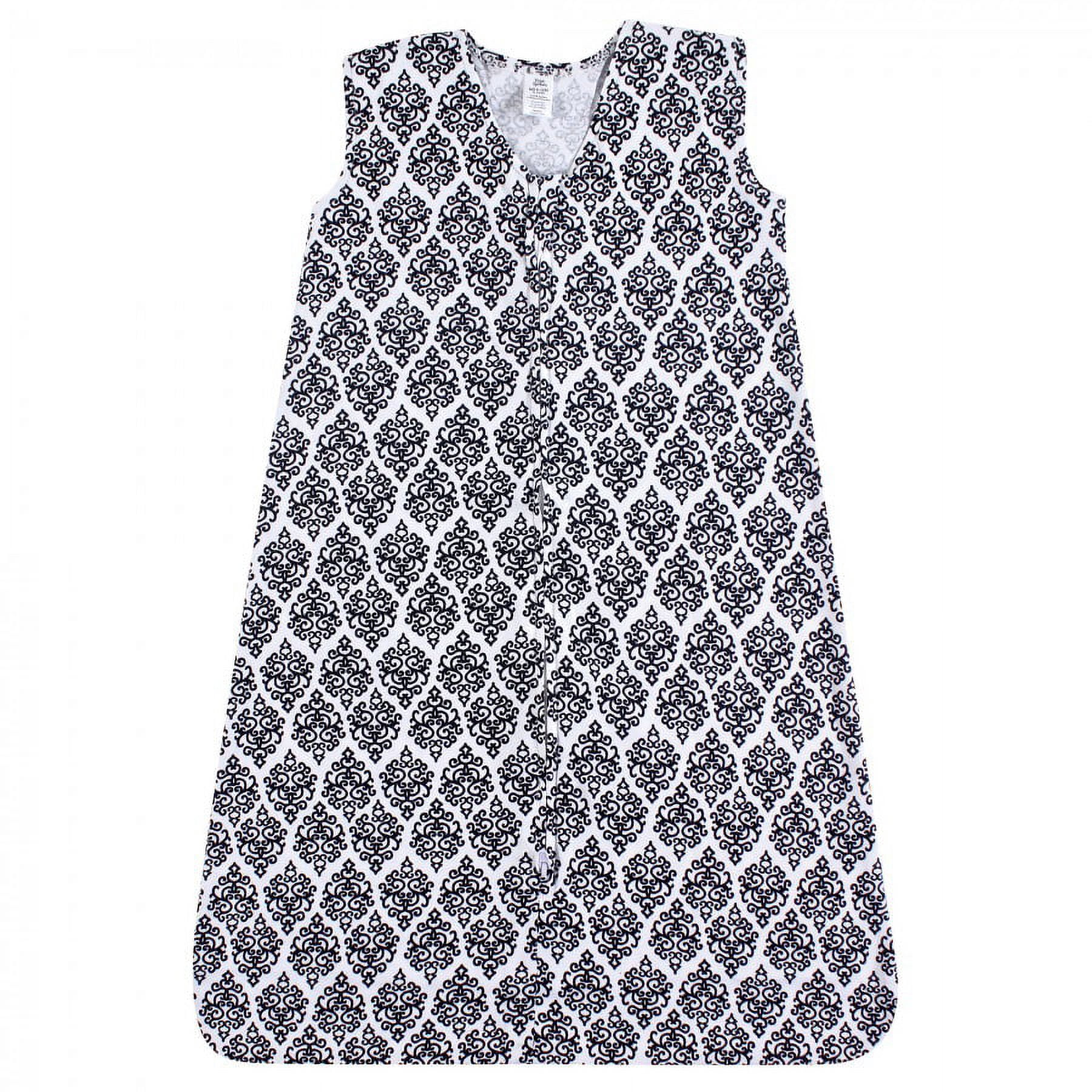 Yoga Sprout Baby Girl Sleeveless Jersey Cotton Sleeping Bag, Sack, Blanket, Damask, 12-18 Months