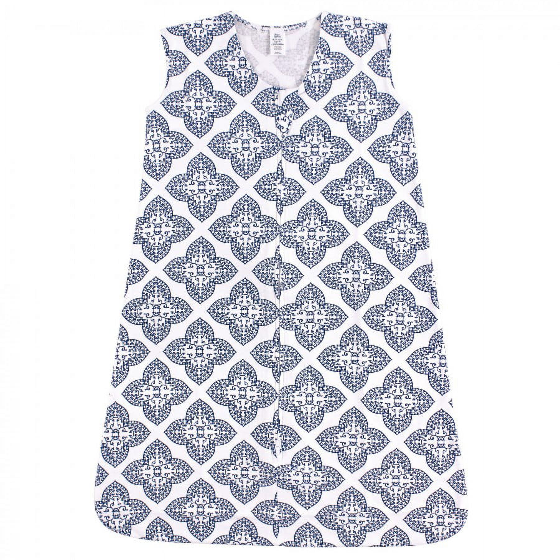 Yoga Sprout Baby Girl Sleeveless Jersey Cotton Sleeping Bag, Sack, Blanket, Ornate Clover, 6-12 Months