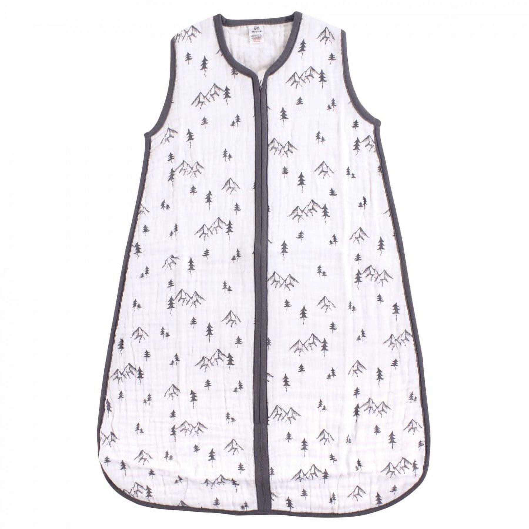 Yoga Sprout Baby Sleeveless Muslin Cotton Sleeping Bag, Sack, Blanket, Mountain Range, 18-24 Months