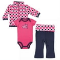 thumbnail image 1 of Yoga Sprout Baby and Toddler Girl Cotton Hoodie, Bodysuit or Tee Top, and Pant, Bird Baby, 6-9 Months, 1 of 4