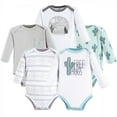 thumbnail image 1 of Yoga Sprout Cotton Long-Sleeve Bodysuits 5pk, Free Hugs, 18-24 Months, 1 of 1