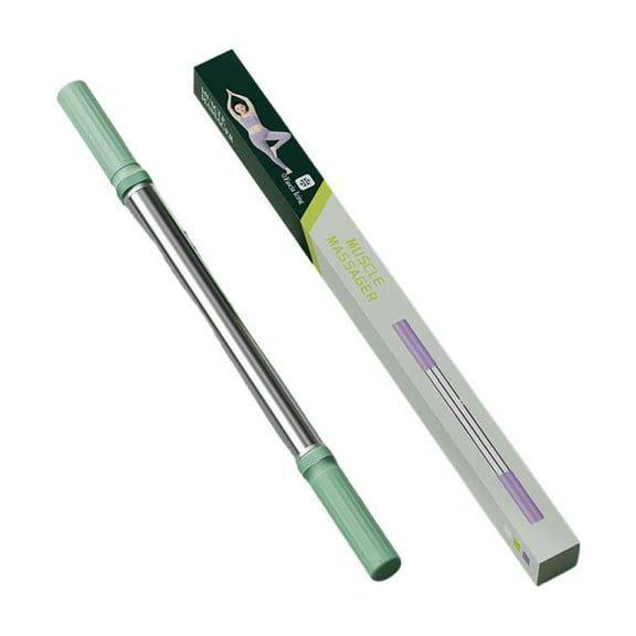 Yoga Stick for Stretching - Flexibility Workout Rod with Titanium Steel Core, Fitness Alignment Bar for Body Posture Correction and Athletic Warming Up