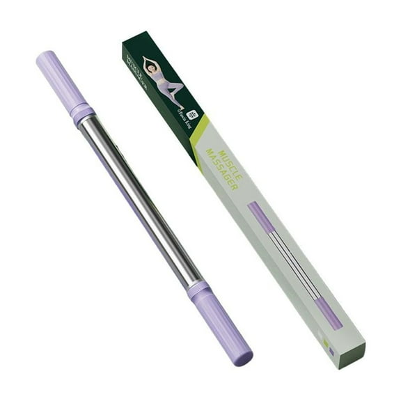 Yoga Stick for Stretching - Flexibility Workout Rod with Titanium Steel Core, Fitness Alignment Bar for Body Posture Correction and Athletic Warming Up