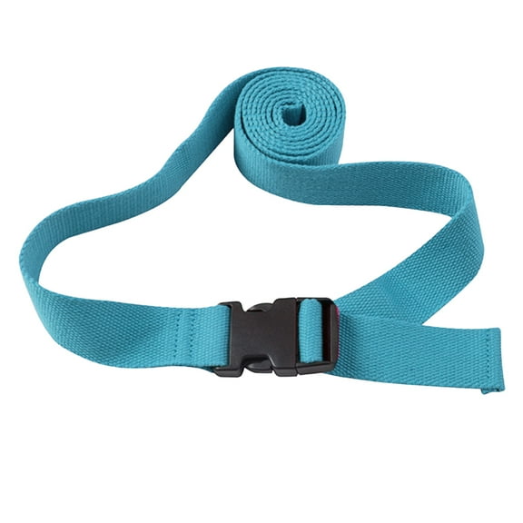 Yoga Strap Bundle Rope Adjustable Buckle Belt Packing Strap Bundle Strap Luggage Backpack Strap Waist Pack Strap - blue
