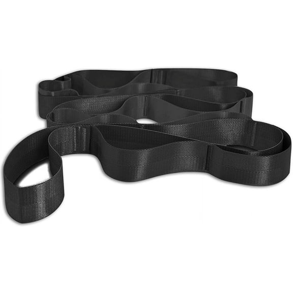 Yoga Strap Stretch Straps for Physical Therapy Pilates Stretching Exercise Bands Non-Elastic Multi Loops