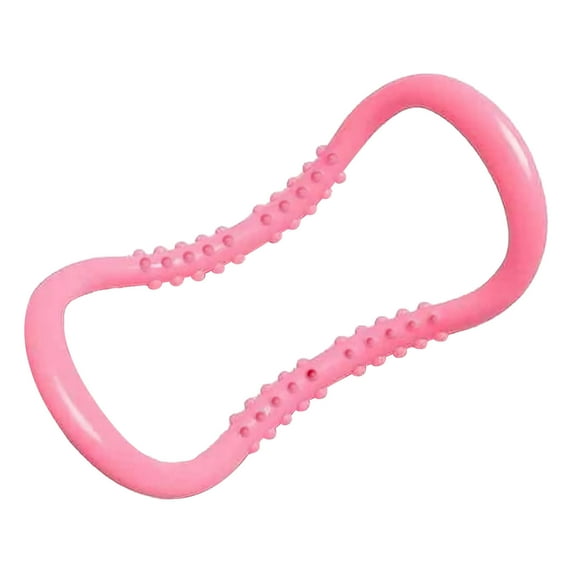 Yoga Stretch Ring Resistance Band Fitness Workout Tool for Bodybuilding Strength Training with Non Handles and Massage Points