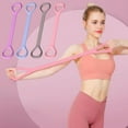 thumbnail image 1 of Yoga Stretching Belt Resistance Bands | Elastic Exercise Strap for Pilates Dance Fitness | Portable Durable Tension Rope | Adjustable Resistance Loop | 50x10.4cm | Single Pack, 1 of 4