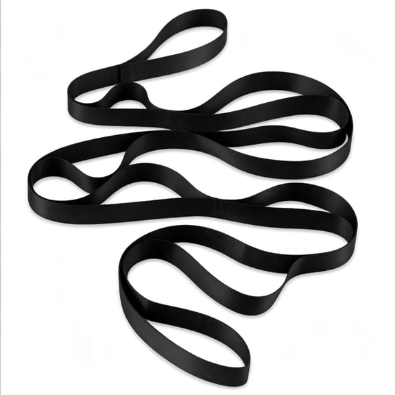 Yoga Stretching Strap with 10 Loops for Exercise and Physical Therapy