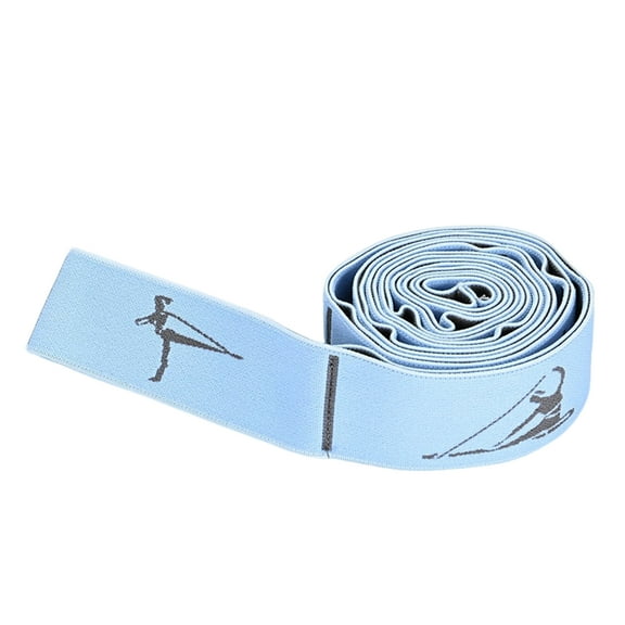 Yoga Stretching Strap with 11 Loop Physical Therapy Pilates Ballet Dance Body Leg Stretcher Elastic Band Home Gym Workout Resistance Band