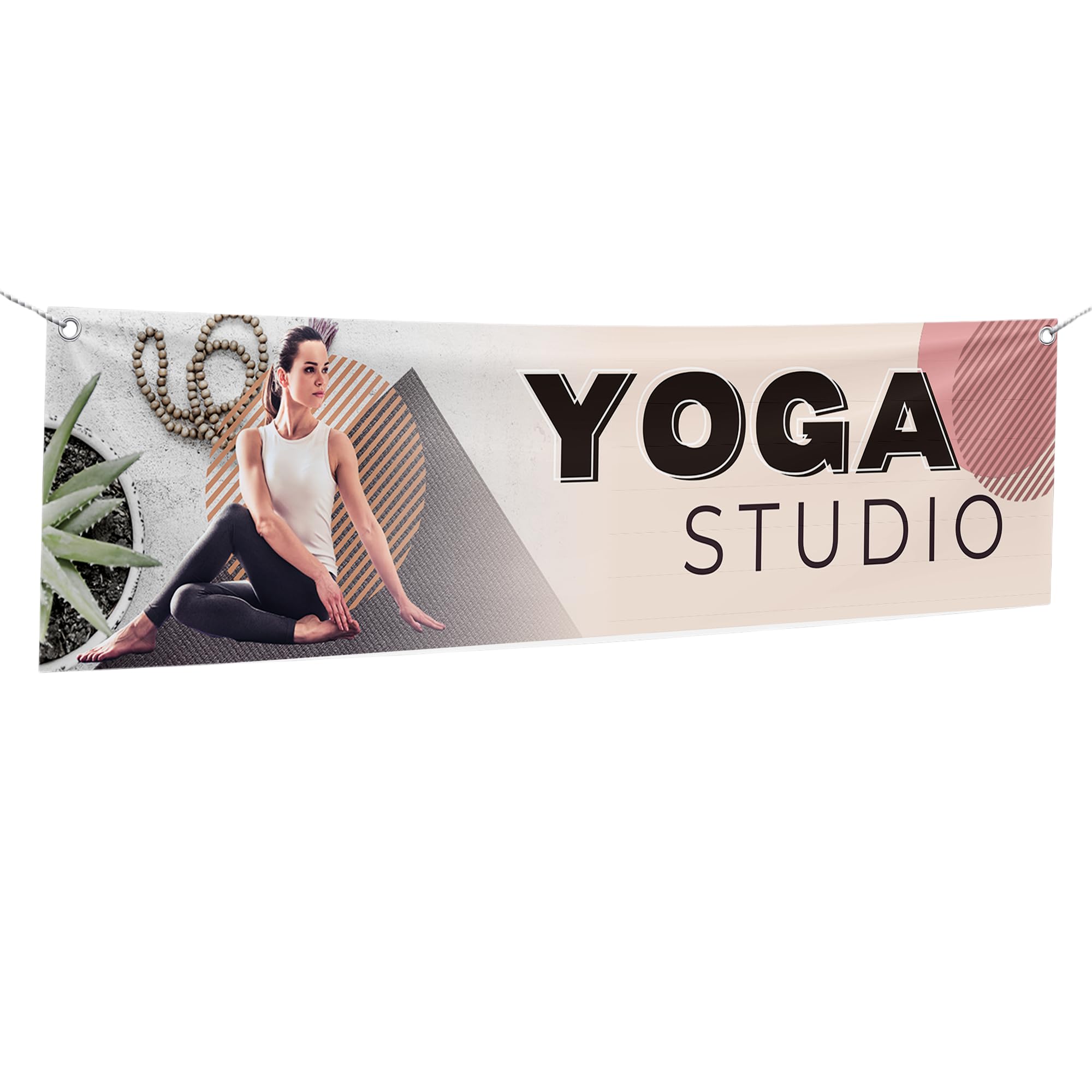Digital Banner Templates Blank Large Polyester Banners 2x6 Feet ...