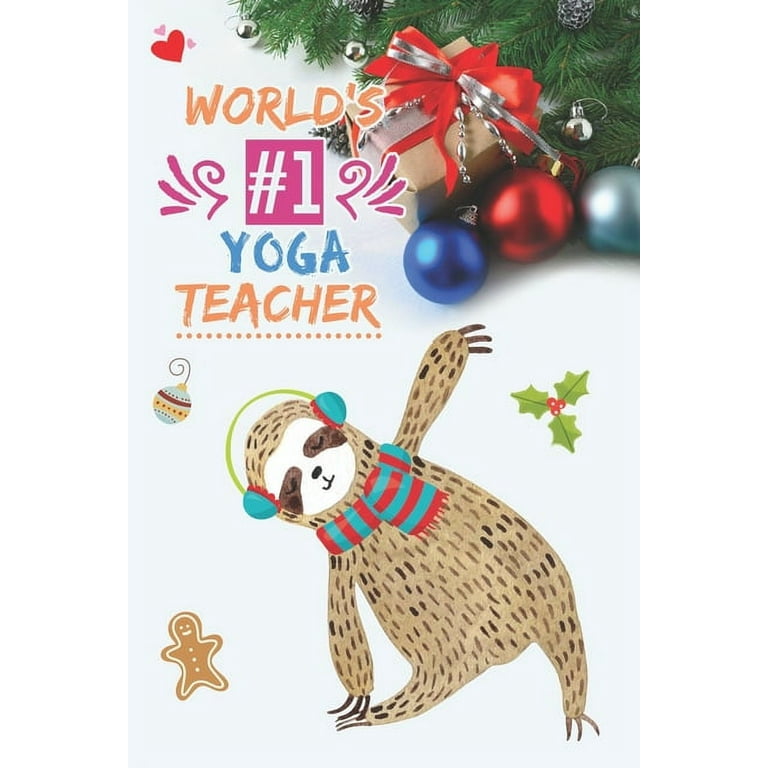 Yoga Teacher Gifts for Women - Funny Sloth Christmas Cards