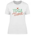 thumbnail image 1 of Yoga Time Design T-Shirt Women -Image by Shutterstock, Female XX-Large, 1 of 2