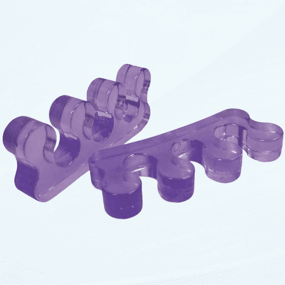 Yoga Toes Blue Toe Stretcher & Toe Separator Stop Foot Pain and Boost Athletic Performance (Purple)