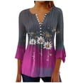 thumbnail image 1 of Yoga Tops Women Built In Bra Black Blouses for Women Dressy Casual Plus Size Womens Shirts Summer, 1 of 5