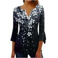thumbnail image 1 of Yoga Tops Women Oversized Pink Lace Blouses for Women Short Sleeve Shirts for Women Plus, 1 of 4