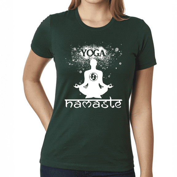 Yoga Tops for Women - Premium Yoga Shirts for Women Vintage Namaste Yoga Shirt Mantra Hot Yoga Shirt