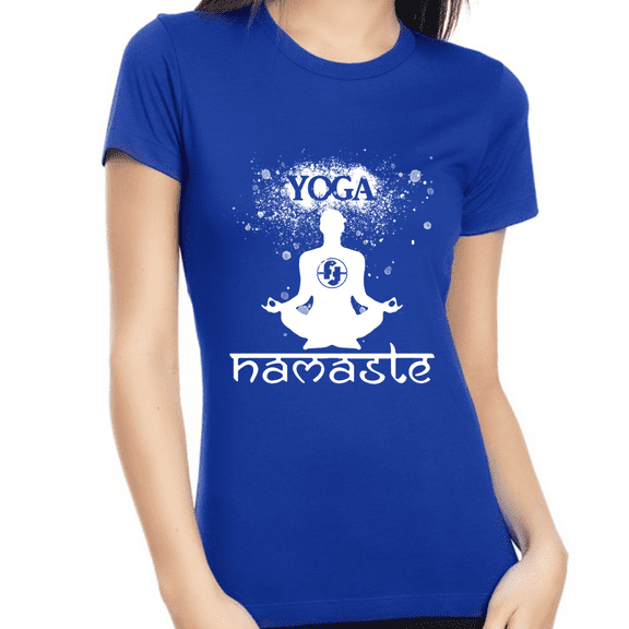 Yoga Tops for Women - Premium Yoga Shirts for Women Vintage Namaste Yoga Shirt Mantra Hot Yoga Shirt