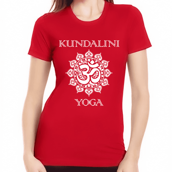 Yoga Tops for Women - Womens KUNDALINI Yoga Shirts for Women Premium Vintage OM KUNDALINI Yoga Shirt
