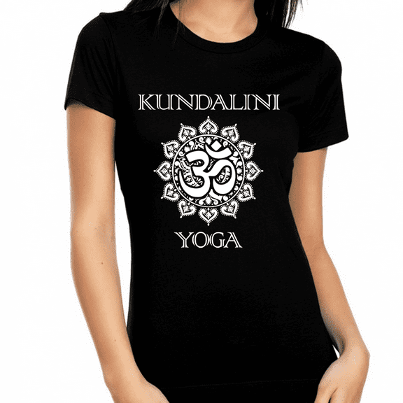 Yoga Tops for Women - Womens KUNDALINI Yoga Shirts for Women Premium Vintage OM KUNDALINI Yoga Shirt