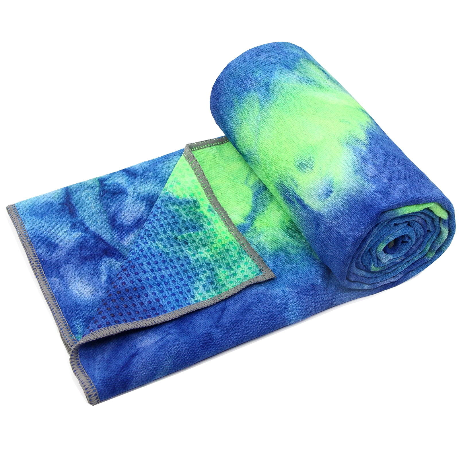 Yoga Towel,Hot Yoga Mat Towel with Grip Dots Sweat Absorbent NonSlip