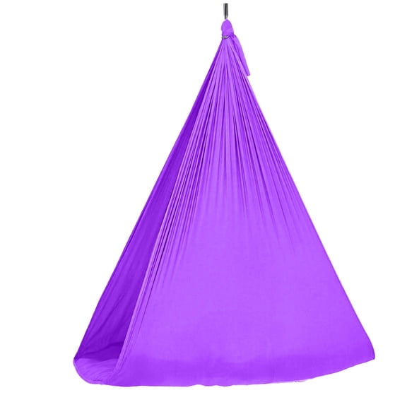 Yoga Trapeze Swing for Home, Adjustable Straps Yoga Trapeze Swing for Home, Easy Setup Air Flying Swing for Strength Balance, Aerial Silk Hammock for Inversion Exercises All Levels