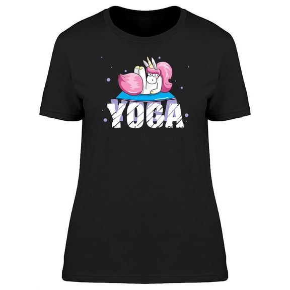 Yoga Unicorn T-Shirt Women -Image by Shutterstock, Female Small