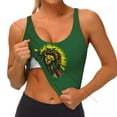 thumbnail image 1 of Yoga Vest Women Gym Sports Crop Tops Flag Of Jamaica Streetwear Workout Breathable Tank Top Female, 1 of 7