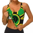 thumbnail image 1 of Yoga Vest Women Gym Sports Crop Tops Flag Of Jamaica Streetwear Workout Breathable Tank Top Female, 1 of 7