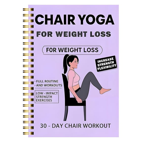 Yoga Weight Loss Notebook Friendly Paper For Health Tracking Exercise Planner Lightweight Spirals Bounded Journal Book