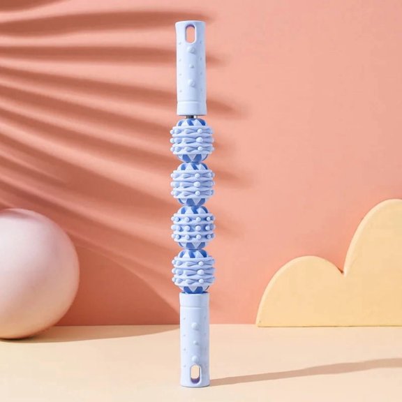Yoga Wolf Tooth Massage Stick Fitness Fascia Roller Calf Muscle Relaxation Wheel Leg Massage Shaft