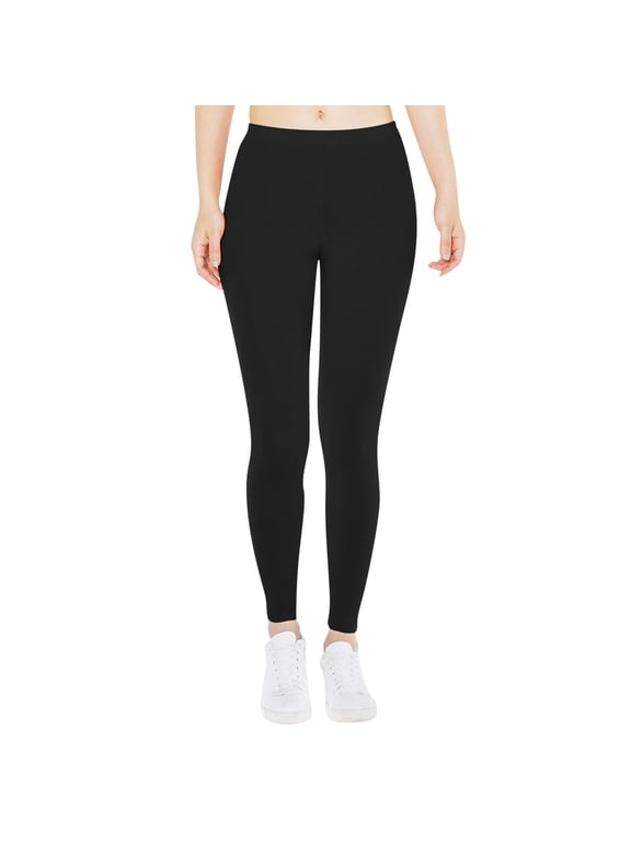 Yoga Women Leggings 2025 Women Low Waisted Opaque Soft Yoga Waisted Slim Pants Solid Length Pants Workout Leggings for Women 4 Way Stretch No See Through Tummy Control Workout Yoga Pants