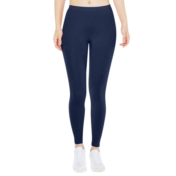 Yoga Women Leggings 2025 Women Low Waisted Opaque Soft Yoga Waisted Slim Pants Solid Length Pants Workout Leggings for Women 4 Way Stretch No See Through Tummy Control Workout Yoga Pants