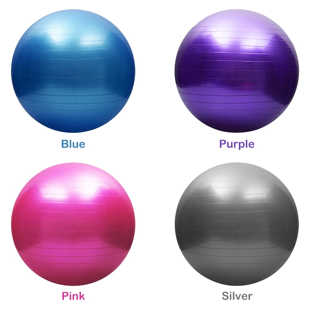 Yoga with Yoga Anti-burst Yoga Ball Thickened Stability Balance Ball Pilates Barre Physical Fitness Exercise Ball 45CM / 55CM / 65CM / 75CM Gift Air Pump