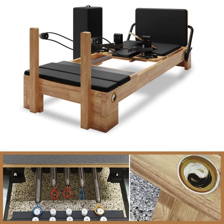 Yoga and Megaformer Home Foldable Pilates Reformers with Pilates Box and Jump Board by PersonalHour
