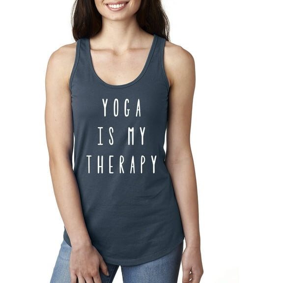 Yoga is My Therapy Racerback Tank