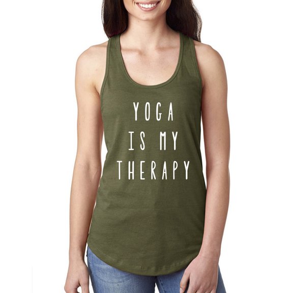 Yoga is My Therapy Racerback Tank