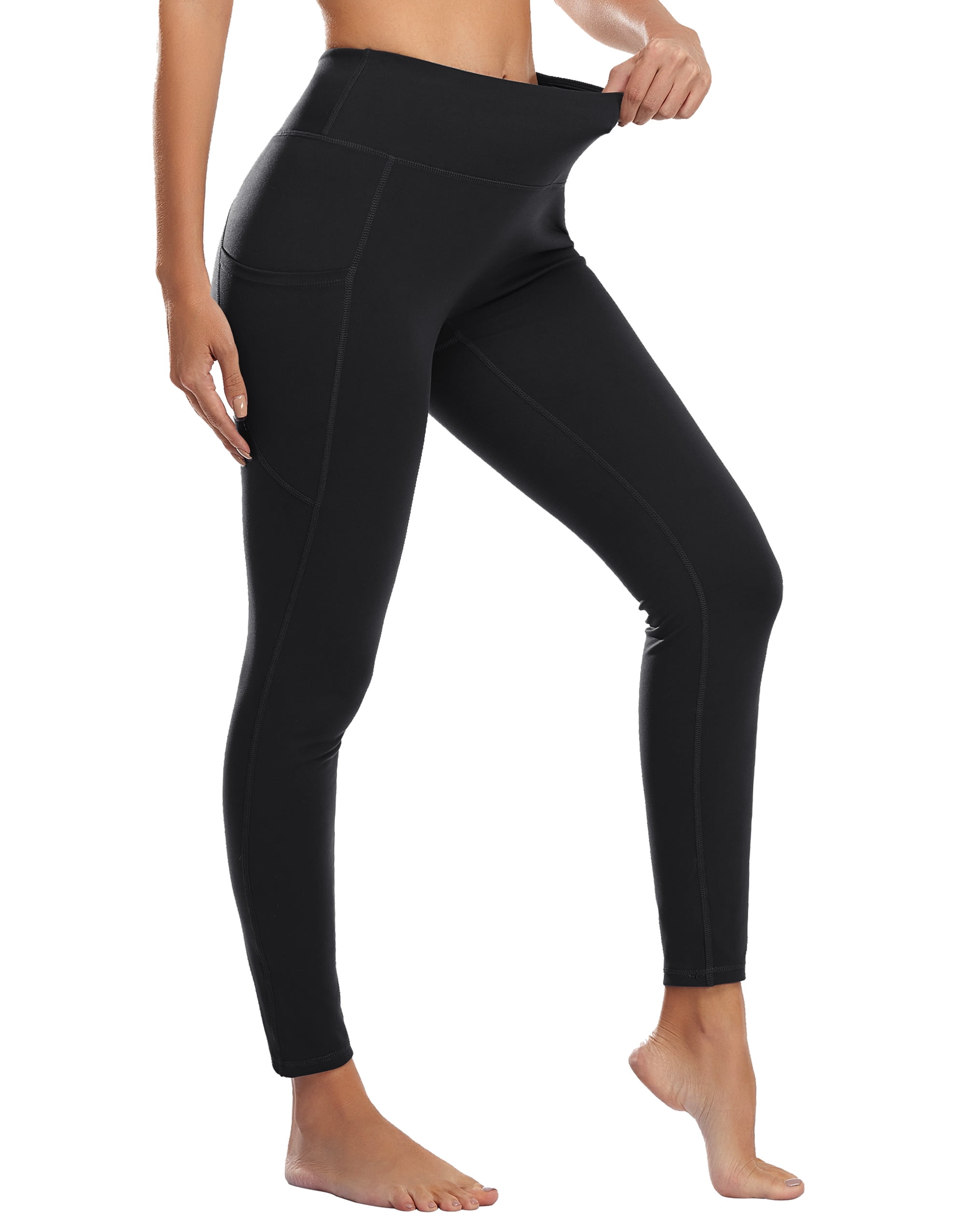 Yoga legging for Women Buttery Soft High Waist Stretch Tummy Control Running  Tights with Side Pockets 